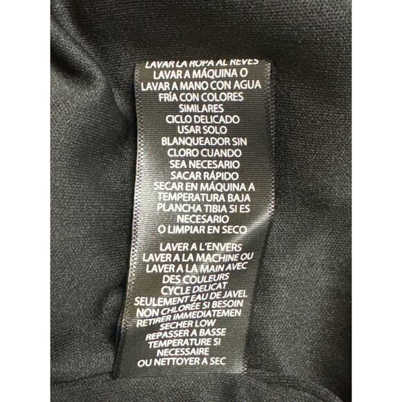 Nicole Miller "Very Black" Size 12 Skirt Knot Waist With High Low Hem - Picture 5 of 6